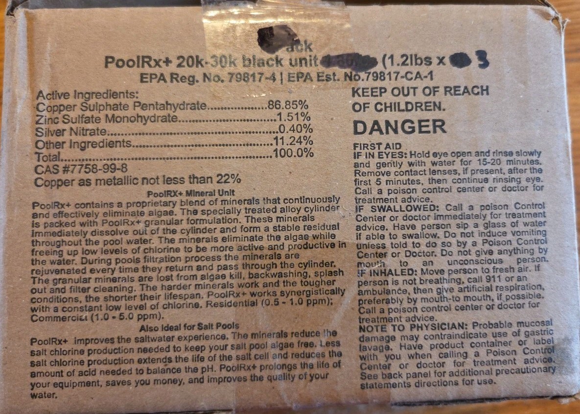 3 Pack PoolR-X 20k-30k Black Unit