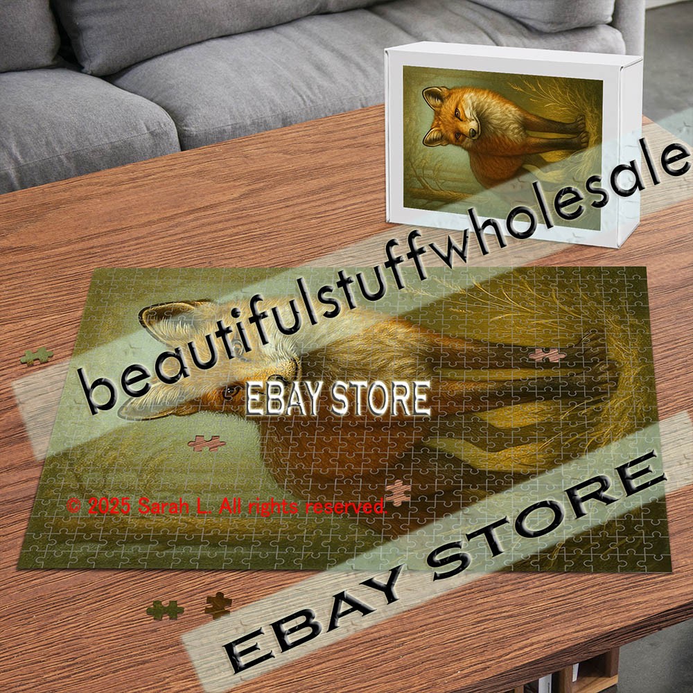 500 piece jigsaw puzzle Fox Cabin cool