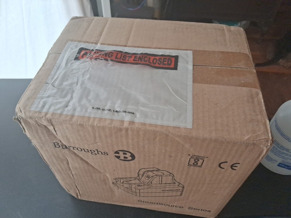 Burroughs SmartSource Micro Elite Check Scanner (SSM1MicroElite) NIB unopened