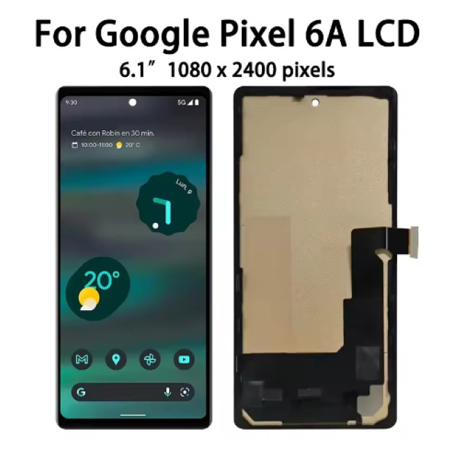 For Google Pixel 6A TFT LCD Display Touch Screen Digitizer Assembly Replacement