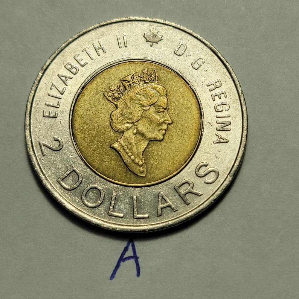 2000 CANADA KNOWLEDGE 2 Dollar Toonie Coin TAr