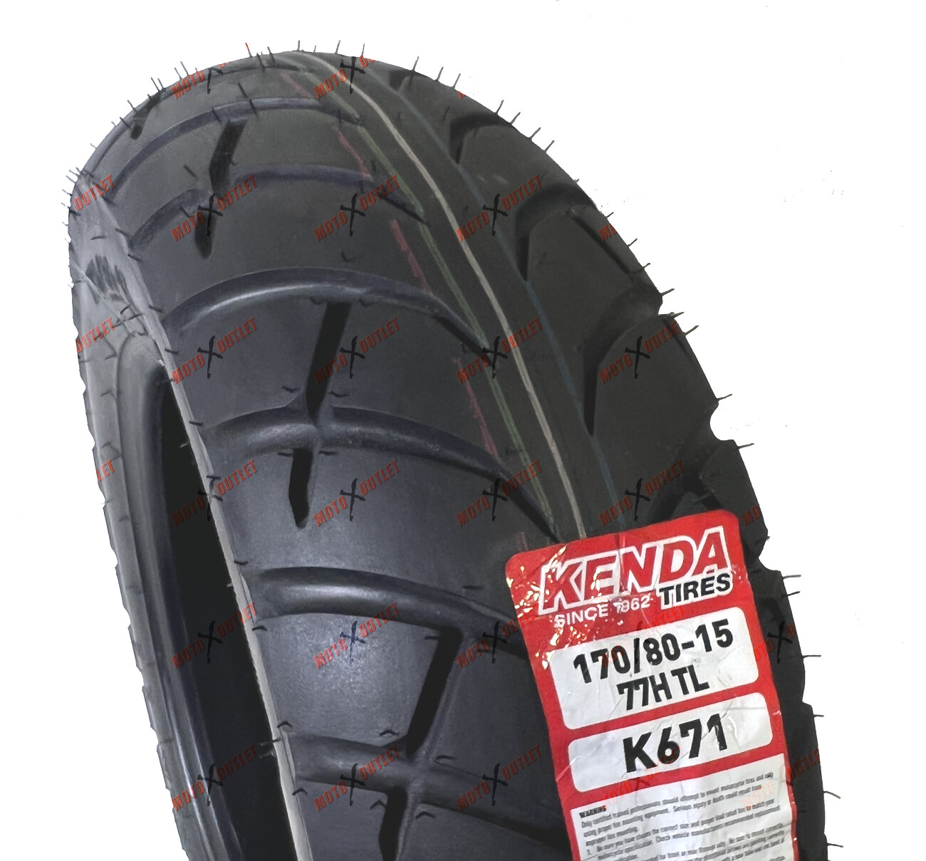 170/80-15 Motorcycle Tire Kenda K671 Cruiser S/T 170-80-15 Rear Street Bike