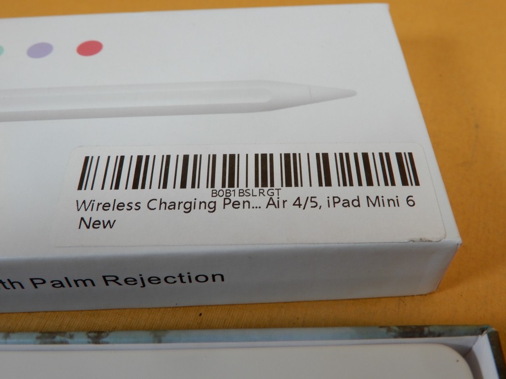 Active Stylus Pen NOS Wireless Charge - Two Extra Tips - Palm Rejection