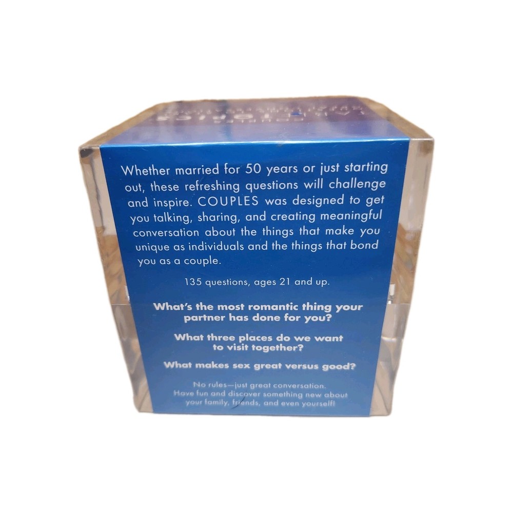 TableTopics Couples Card Game Cube Conversation Starter Questions Date Night
