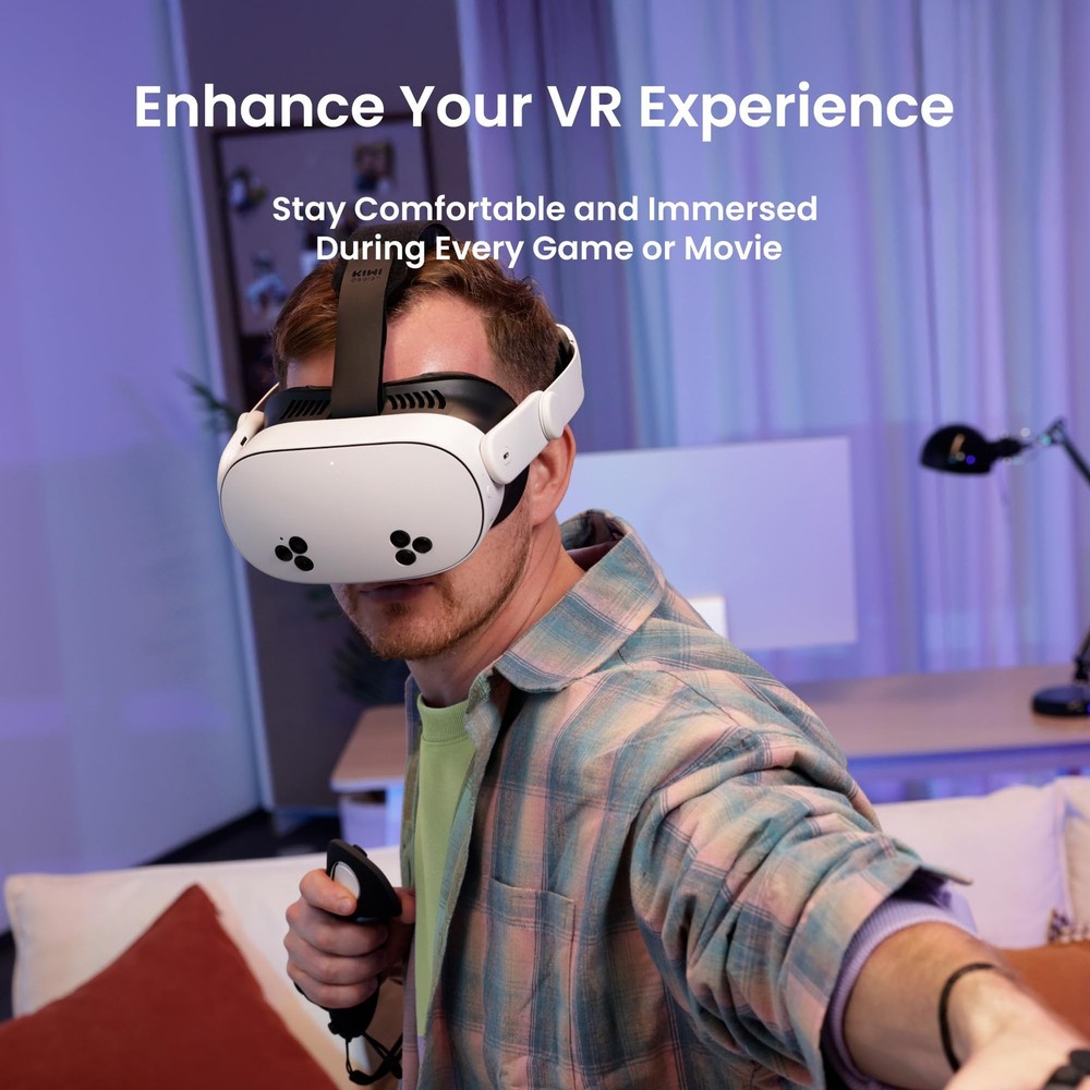 V4 Interface Face Pads for Oculus Quest 3S - Compatible with VR Headsets