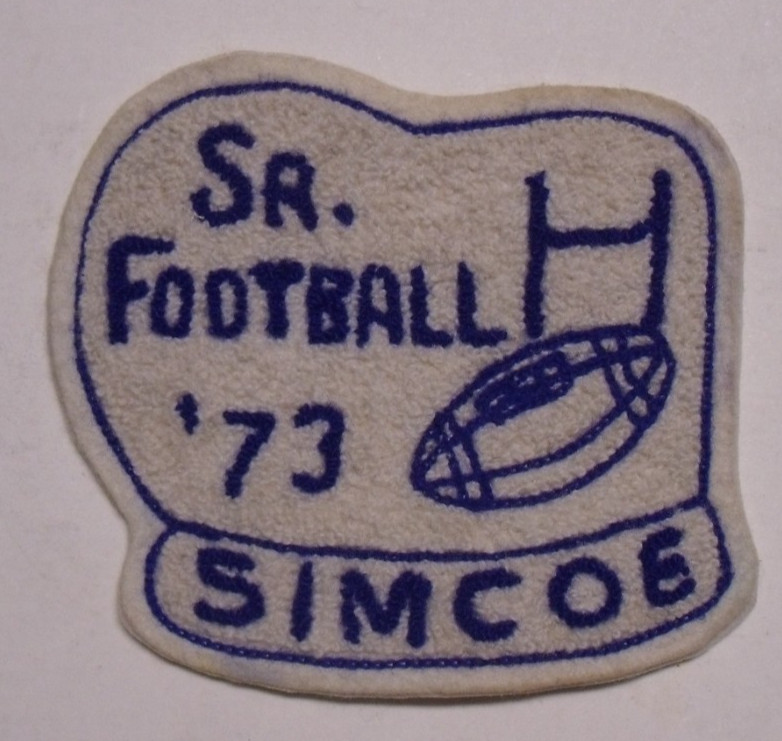 1973 Chenille High School Football Patch