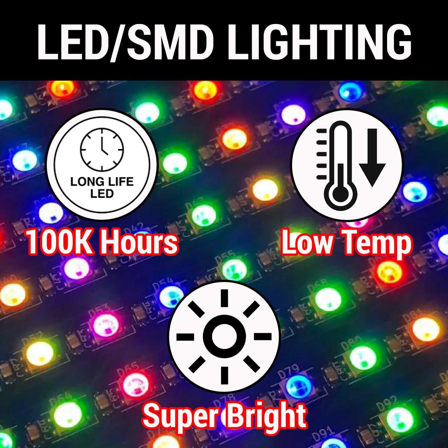 Billet LED 3rd Brake Light with Turn Signal AutoLoc AUTLED3B1 muscle custom rat