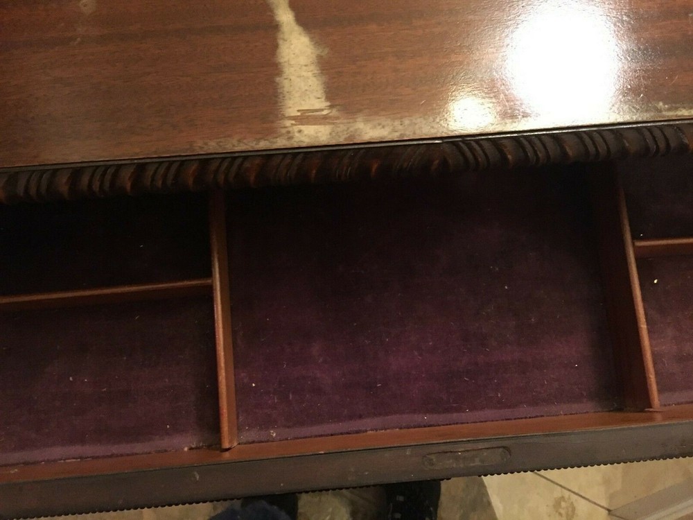 Buffet Sideboard, Antique,  Circa 1908,  Chippendale style, 72"  
