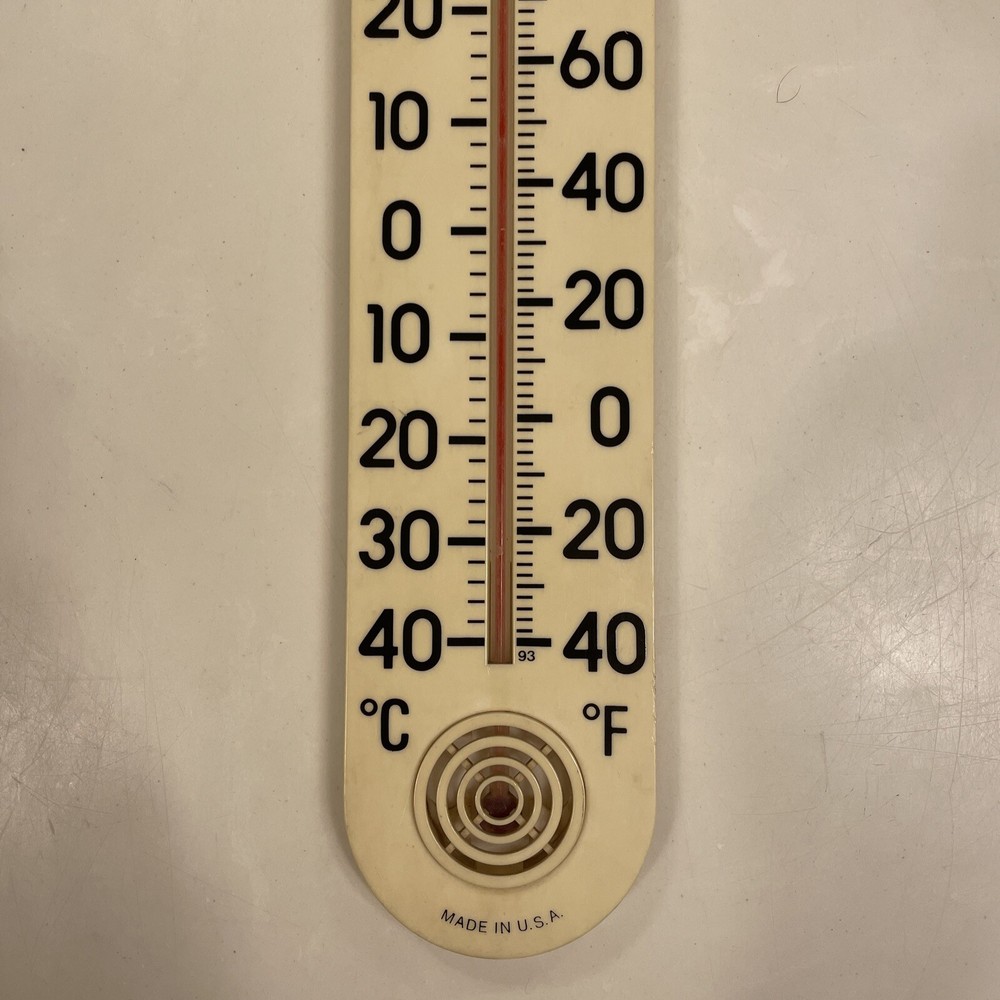 Springfield Instrument Co Hard Plastic Thermometer Celsius / Fahrenheit