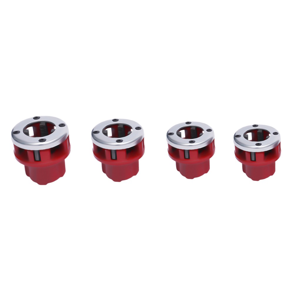 Pipe Threader Ratchet Type w/ 5 Dies Cutter Threading Tool Kit for 1/2"-2" Pipe