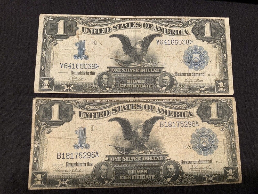 1899 $1 Black Eagle One Dollar Note ✯ Large Silver Certificate Estate ✯ ✯