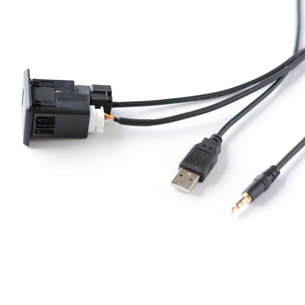 280234BA0B AUX Socket + USB Cable for Nissan Frontier Rogue and Altima Models