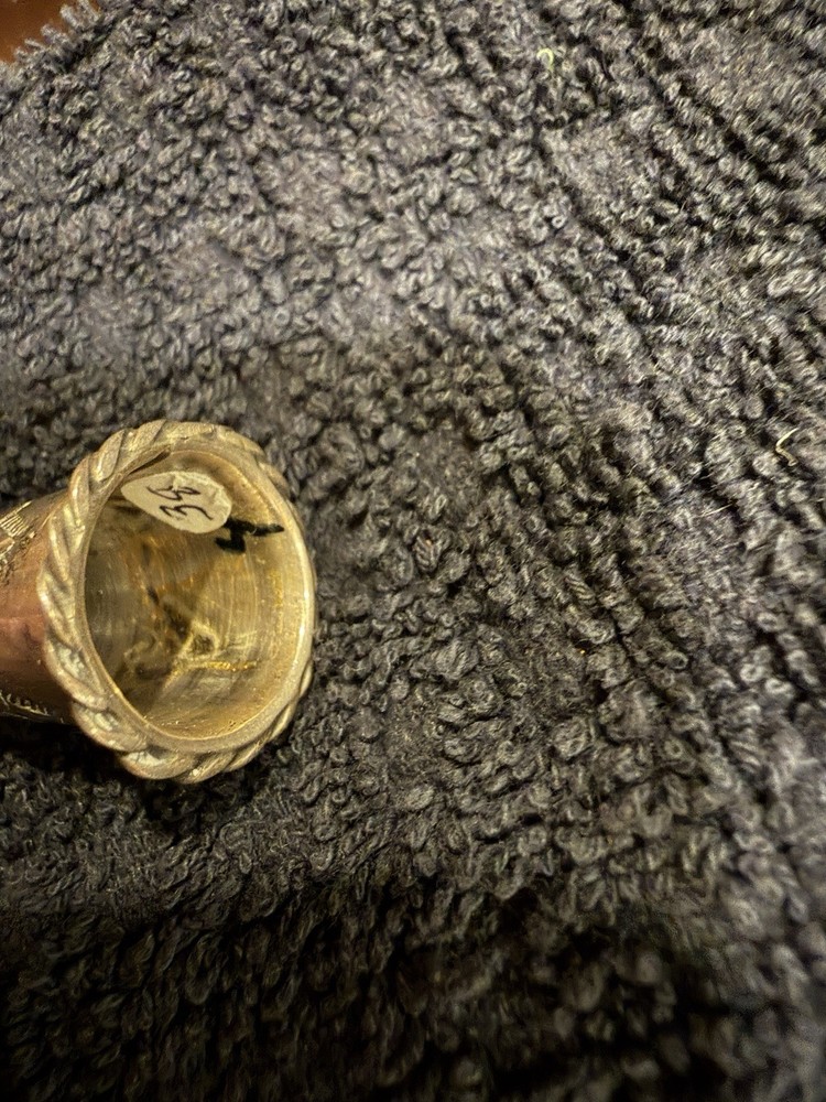 British Hallmarked Sterling Silver Thimble (Size 10)