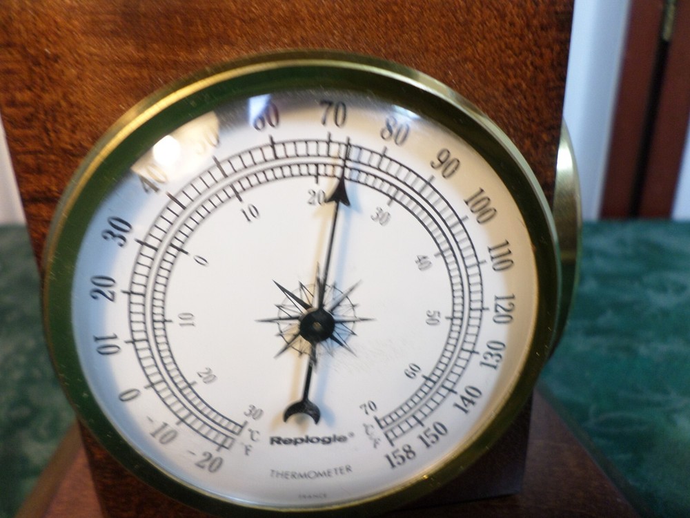 9" Replogle World Classic Series Globe w/Thermometer/Barometer/Hygrometer