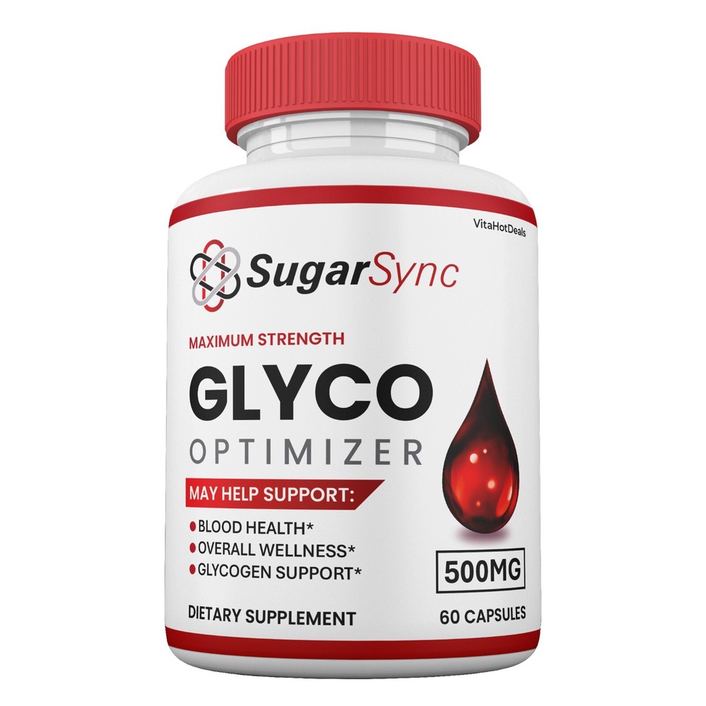 Sugar Sync Glyco Capsules, SugarSync Optimizer Max Strength Supplement (2 Pack)