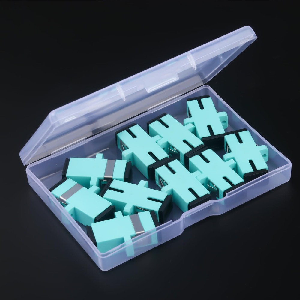 10 Pack Fiber Optical Coupler SC Multimode Fiber Optic Adapter, SC Multimode ...