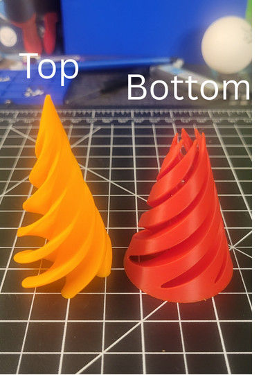 3d printed spiral cone