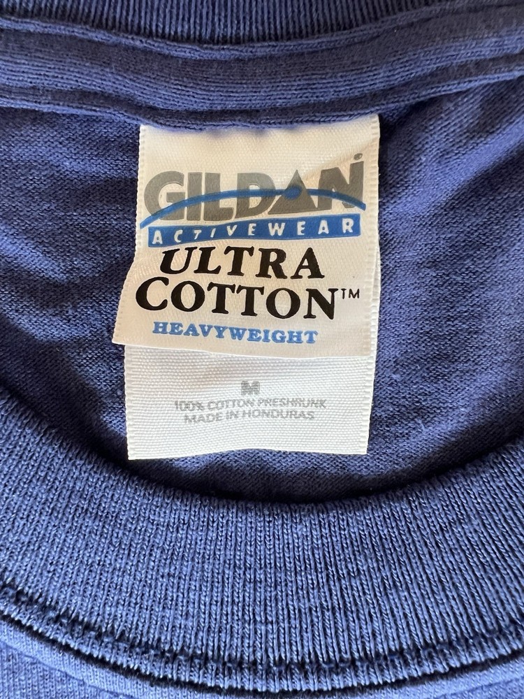 Hallmark Y2K T Shirt “Capture The Magic” 2002 Keepsake Ornaments Blue Medium