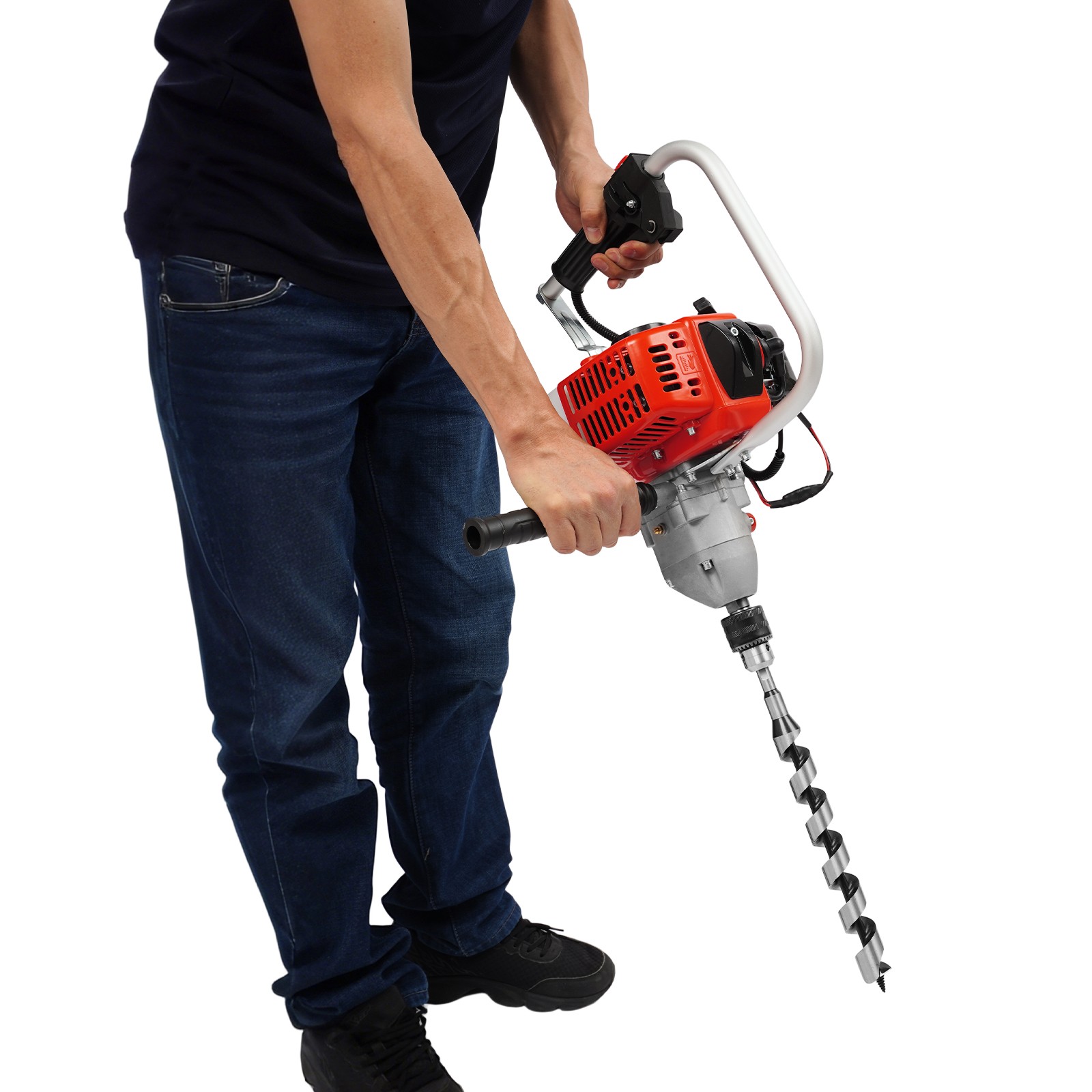 Gas Post Hole Digger Portable Auger Drill Machine For Fencing Landscaping