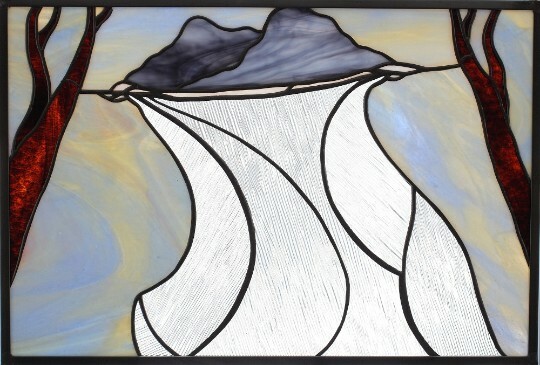 stained glass window panel