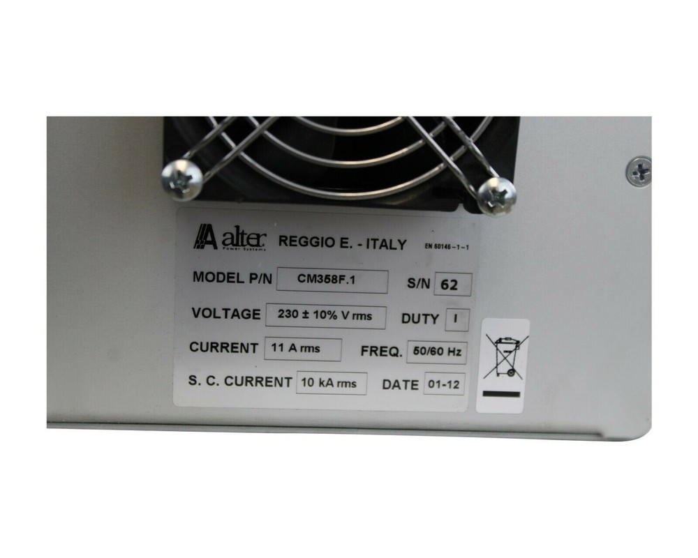 RICHARDSON ELECTRONICS SWITCH POWER GENERATOR CM358F.1