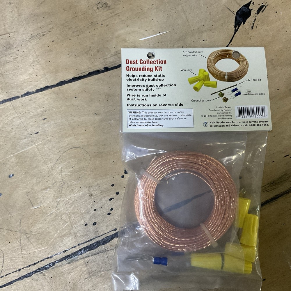 Dust Collection Grounding Kit Shop Basic Rockler