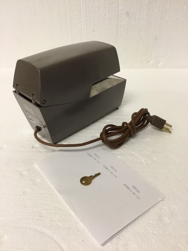 Rapidprint AR-E Electronic Time Stamp Clock Heavy Duty WORKING FREE SHIPPING