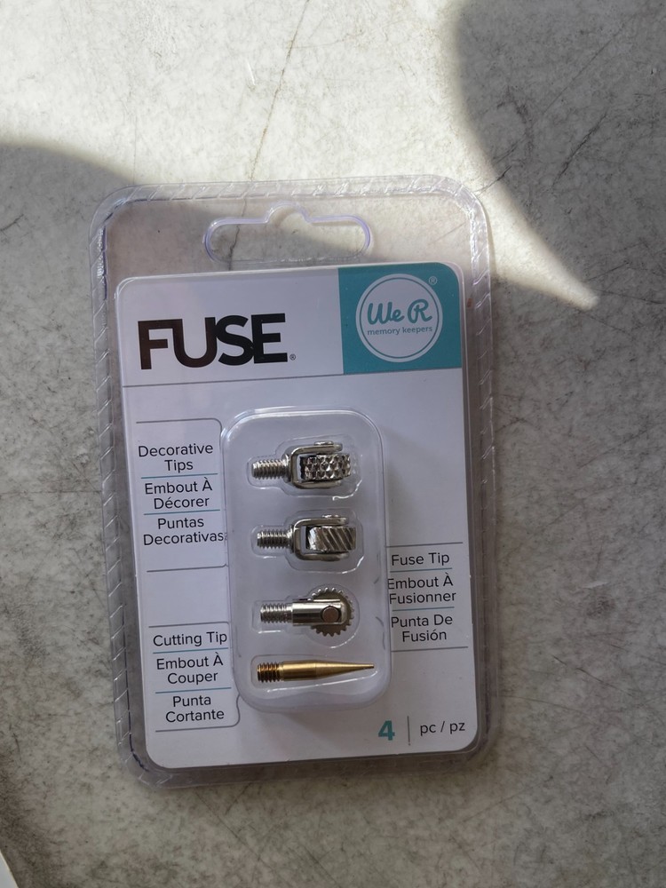 We R Memory Keepers FUSE Tool Decorative & Cutting Tips Accessory Pack 660870