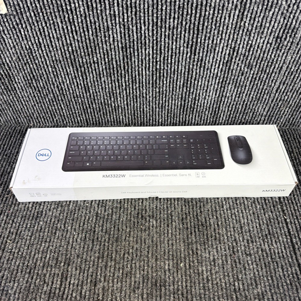 NEW Dell Wireless Keyboard and Mouse KM3322W