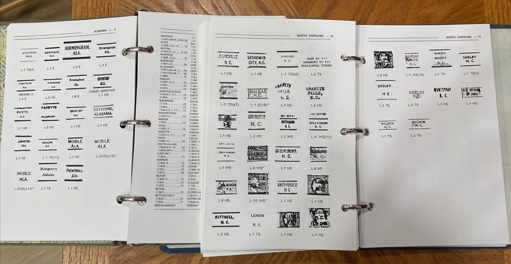 PSS Town And Type Catalog Of The United States And Territories 6th Ed; 2 Books