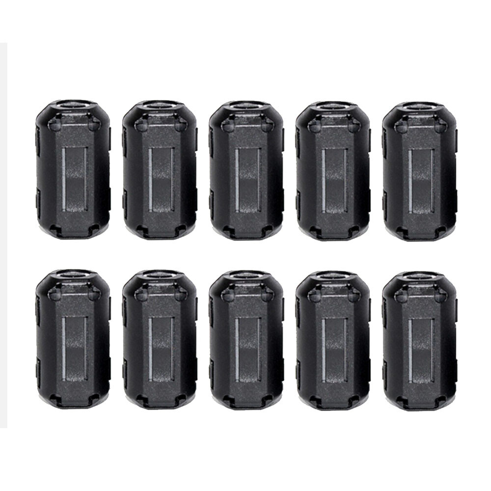 10 Pcs Ferrite Beads Clip-on Ring Core RFI EMI Noise Filter Clamp Choke Coil Hot