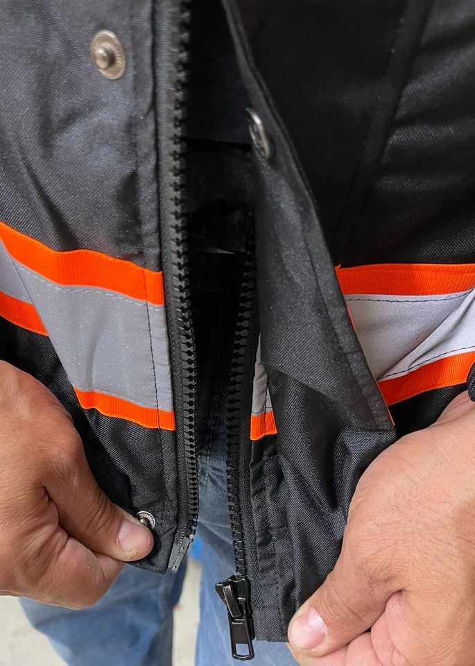 Yellow Two Tone Deluxe High Visibility Waterproof Bomber Jacket