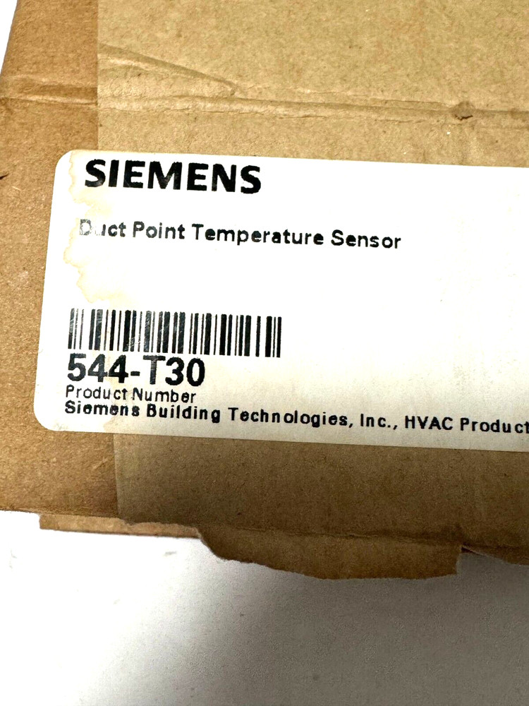 Siemens/Staefa Duct Point Temperature Sensor 544-T30
