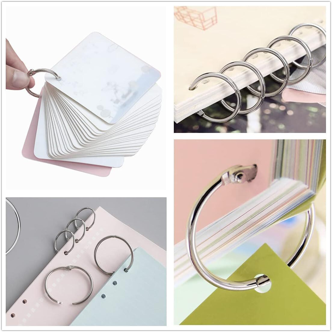 12/24/36 Pack 1.8 inch Rust-Proof Openable Shower Curtain Rings