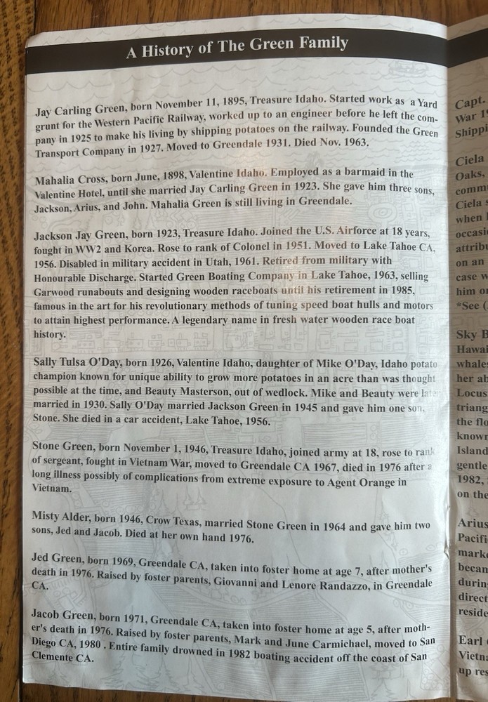 Neil Young Greendale Show Bill - 2003 Tour