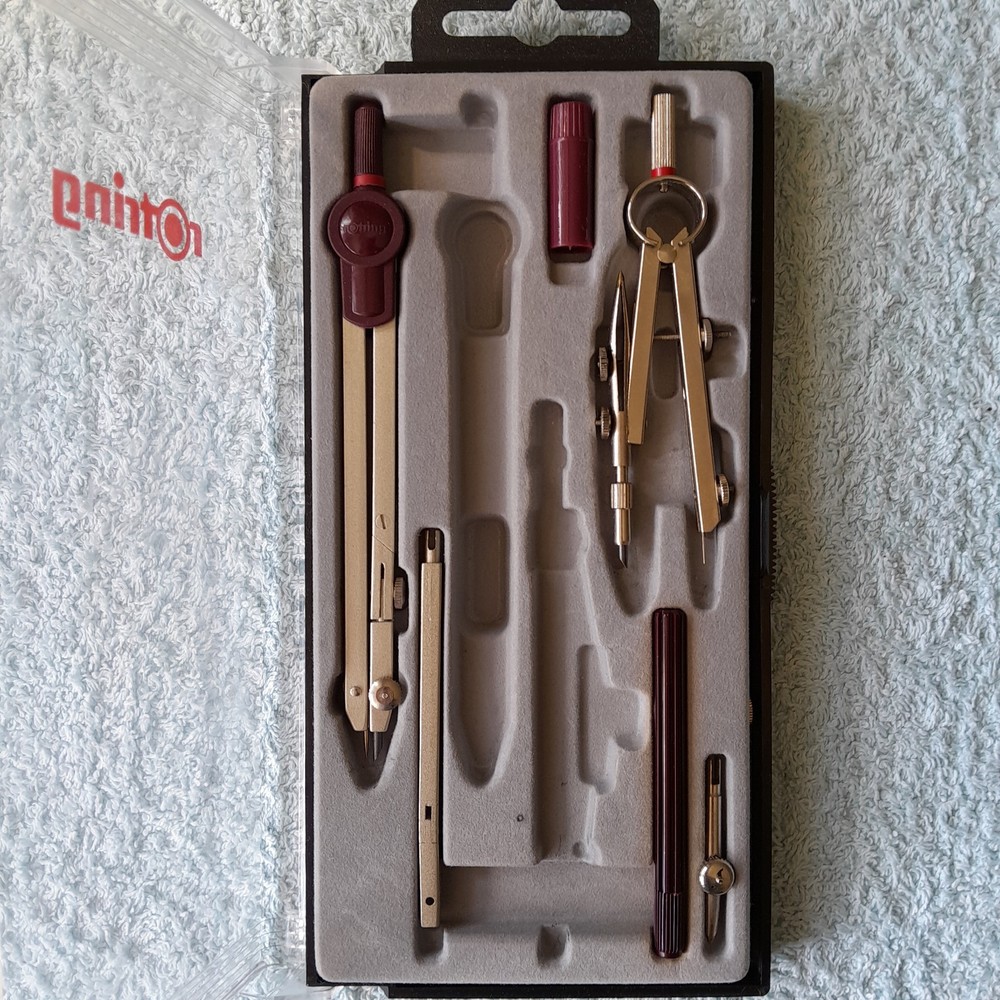 Rotring Centro Geometry Compass Set S0233410 Incomplete