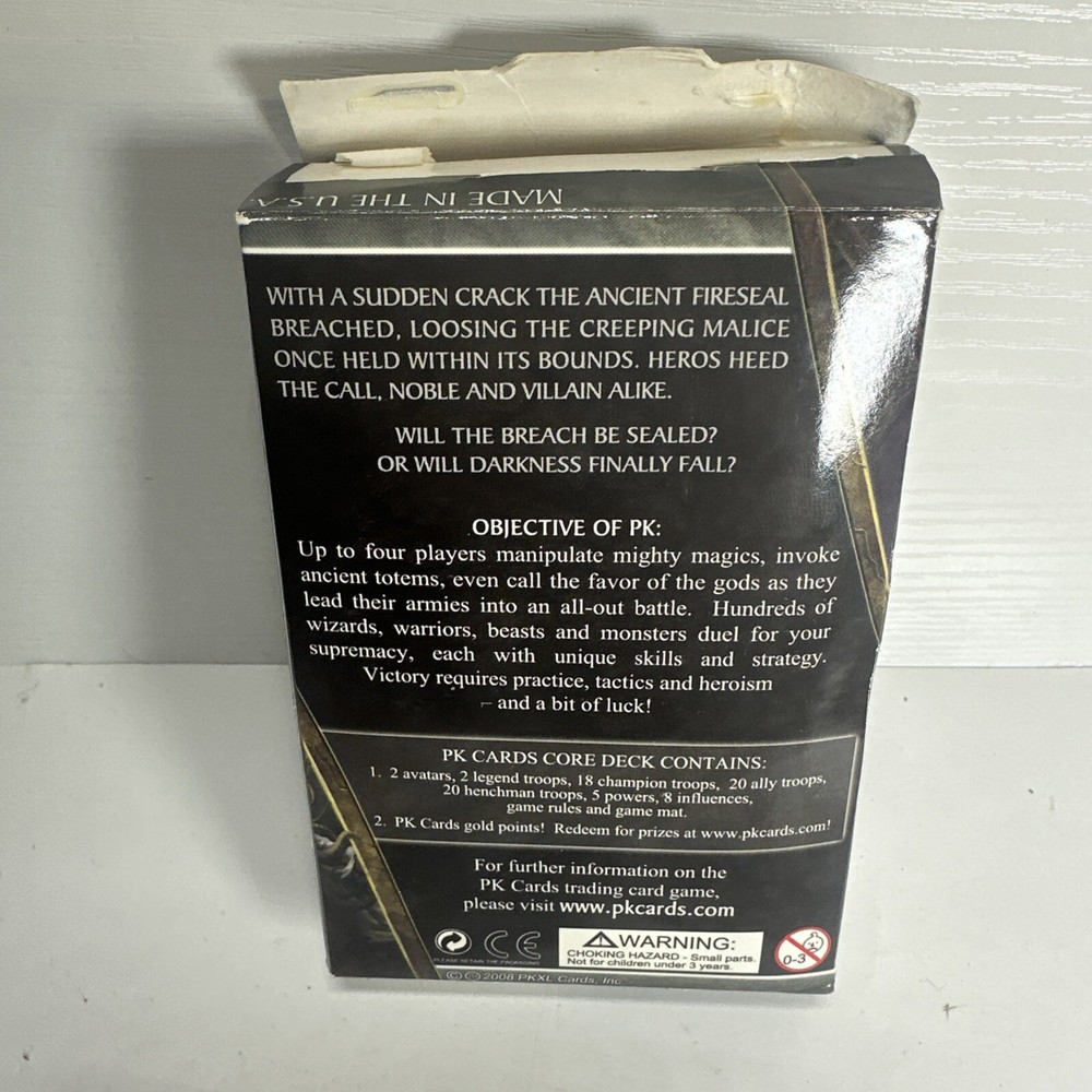The Broken Seal - Grey Core Deck 2008 - Sealed Deck With Extra Cards G1
