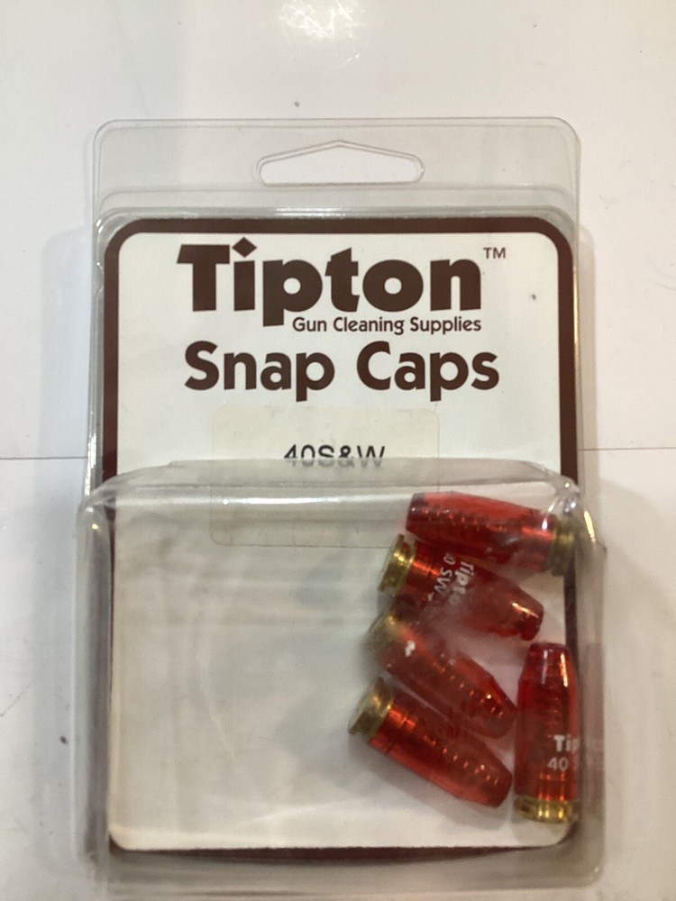 5 Tipton Snap Caps in 40S&W