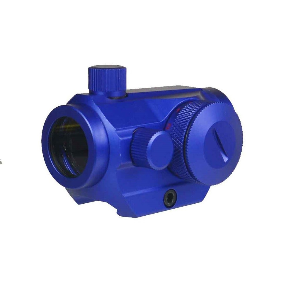New Compact Mini Red and Green Dot Sight Weaver 1 Bolt Mount Anodized Blue