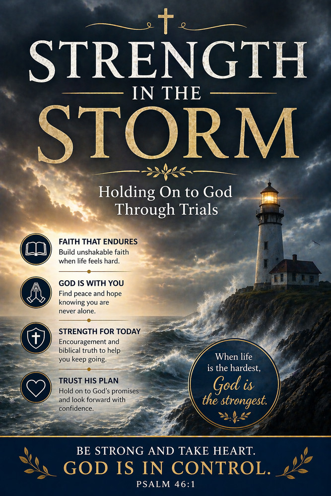 Strength in the Storm: Holding On to God Through Trials