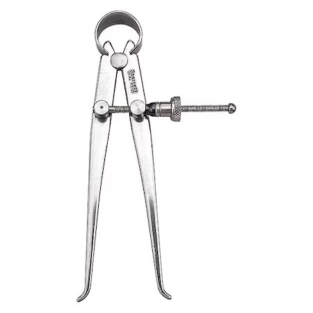 Starrett 73B-4 Inside Spring Caliper, 4 In, Spring