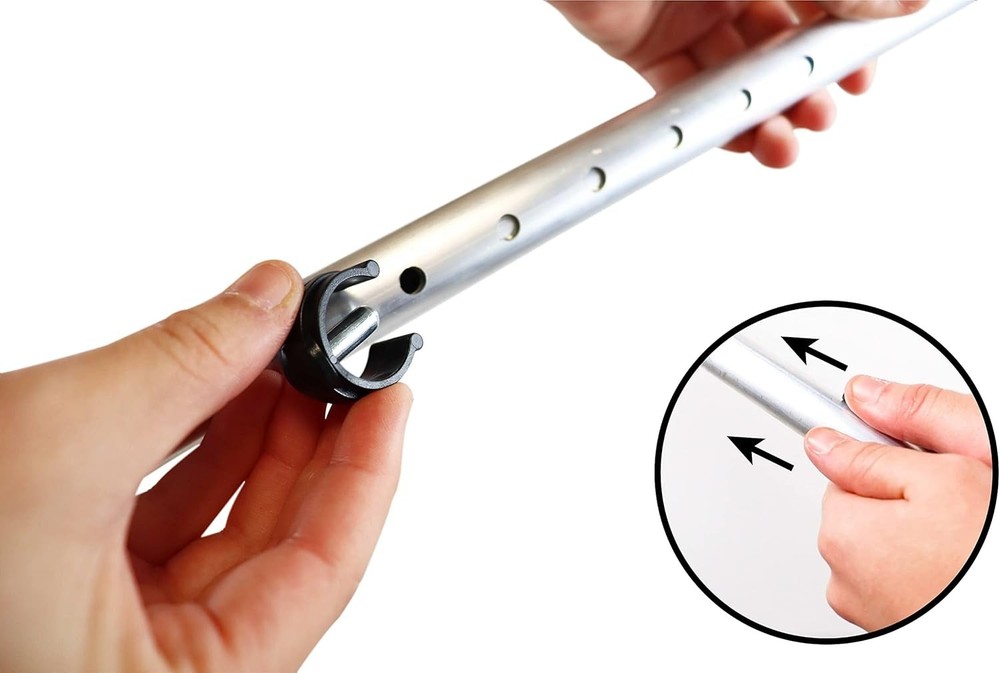 Quality Aluminium Elbow Crutches 2 Units