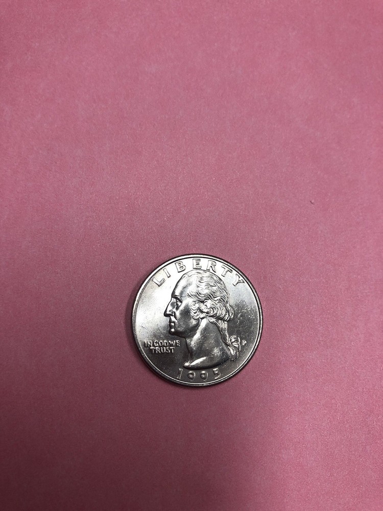 RARE 1995 P Washington ERROR Quarter Die Error Strike Error Missing Design