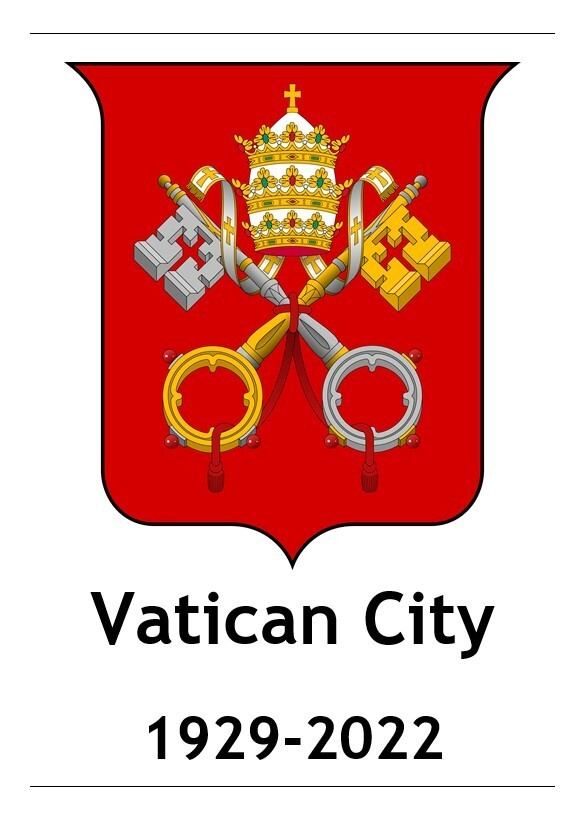 [VE-008] VATICAN CITY Digital Stamp Album [1929-2022, 246 pages] with Info-Pages