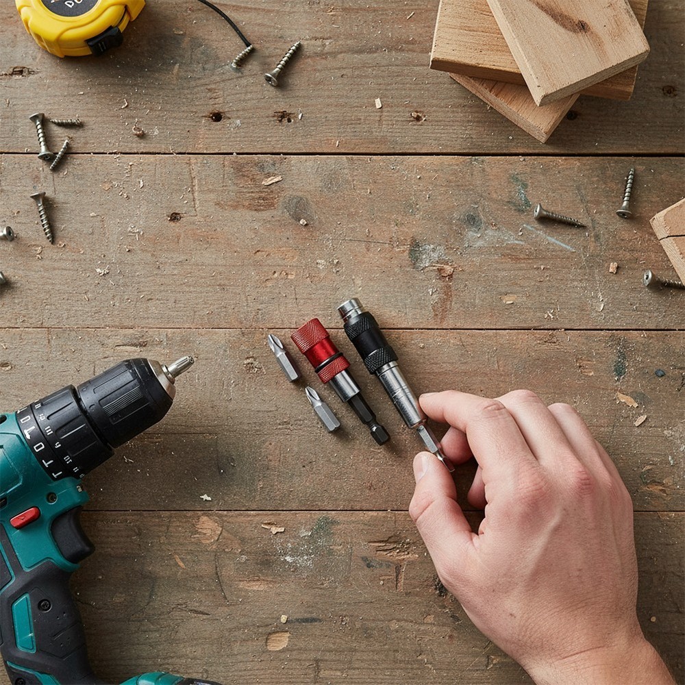 Quick Release PH2 Batch Head Magnetic Rod Set with Self Locking for Tool Use