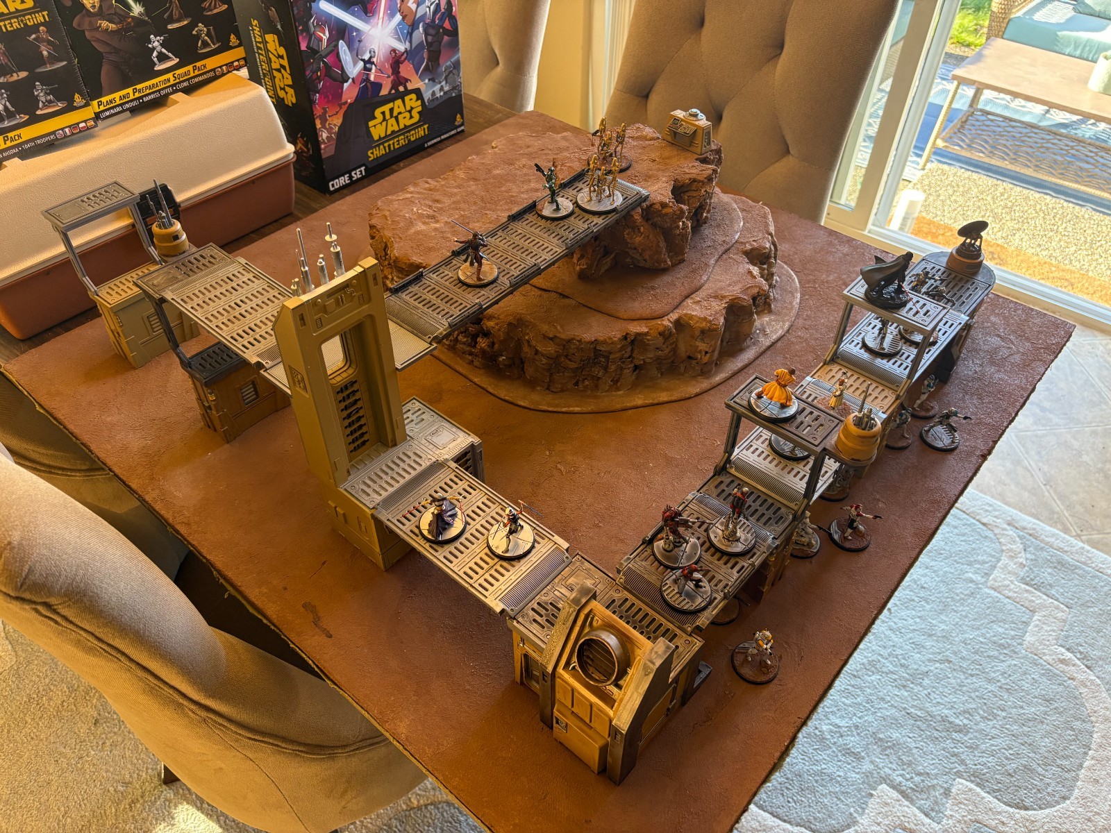 Wargaming Miniature Terrain Giant 2-Level Mesa for Scatterpoint