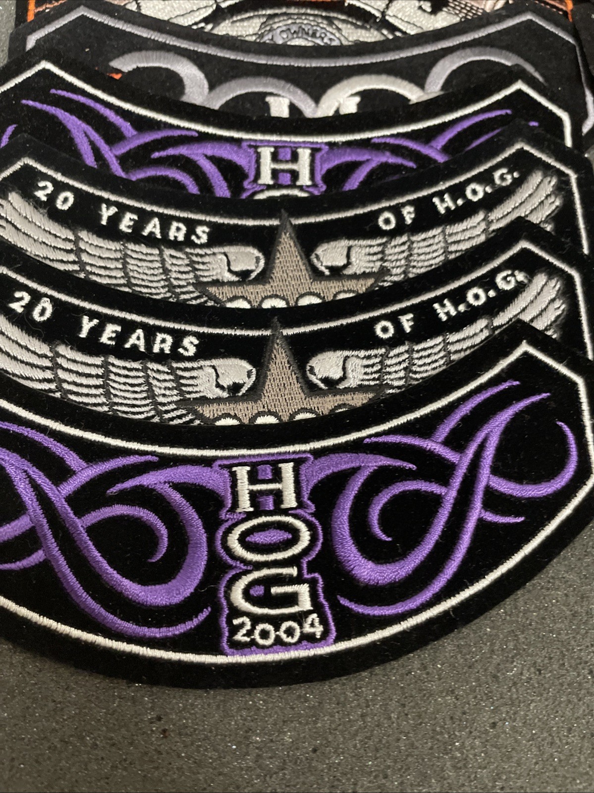 13 Harley Davidson Patch Lot HOG 2000, 01, 03, 04, 06, 05, 07, 08, 011 Patches