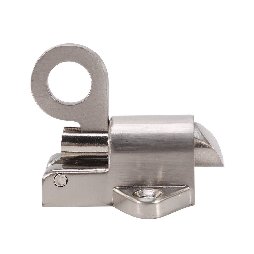 Spring Loaded Latch Automatic Bolt Self Closing Pull Security Door Lock for Gate