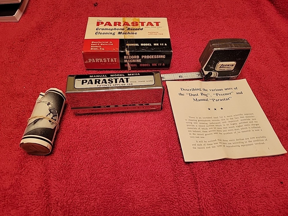 Parastat MK IIA Gramophone Record Cleaning Machine