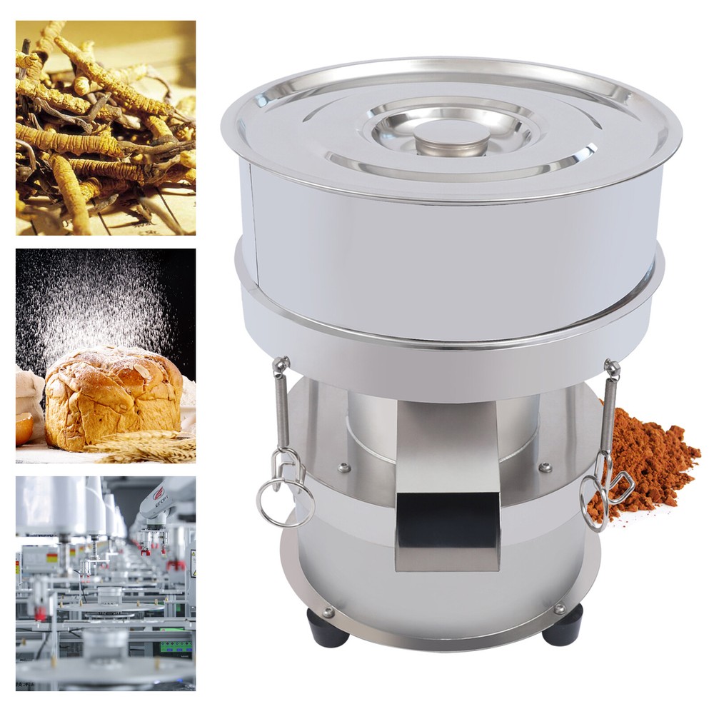 Automatic Sieve Shaker Electric Screening Vibrating Machine+Mesh Flour Sifte